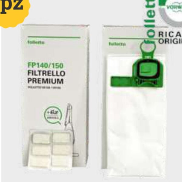 AF41435 - Sacchetti in microfibra - pz 6 - Profumini Dovina - VK140/150 RICAMBI ORIGINALI